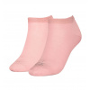 CALVIN KLEIN - 2PACK Shiny logo pink color členkové ponožky - limitovaná edícia -39-42