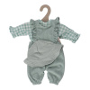 Little Dutch Oblečenie pre bábiku Baby Green Check