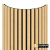 WALL CONCEPT flexi obkladový panel Javor, čierny filc + MDF, 2750x604x17 mm, 1,66 m2