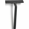 Sprchová stierka RIM 22 cm, nástenná, čierna, kov, Zone Denmark