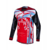 Dres TECHSTAR limitovaná edícia BEAST COAST, ALPINESTARS (sivá/čierna/oranžová) 2026 S