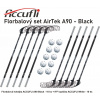Florbalový set ACCUFLI AirTek A90 - Black Pomer hokejok: 6ks ľavá / 4ks pravá