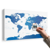 Obraz na korku mapa sveta s jednotlivými štátmi