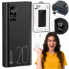 POWERBANK 20000mAh 22.5W RÝCHLY POWER BANK PD PD20W USB-C BEZPEČNÝ ČIERNY