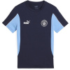 Puma Manchester City Football Archive T-Shirt Juniors Navy/Light Blue 9-10 rokov