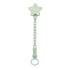 Chicco klip na cumlík All you can clip star 9x2x16 zelená
