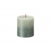 Bolsius sviečka Rustic Sunset valec 68x80mm, Foggy Green + Oxid Blue