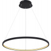 Globo Lighting Ralph závesné svietidlo 1x29 W čierna-opálová 67192-29B