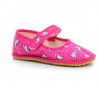 Beda Unicorn ružová barefoot papuče/ balerínky (BF-060010/BA/OP) 28 EUR