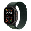 Apple Watch Ultra 2 GPS + Cellular 49mm Black Titanium Case with Dark Green Alpine Loop - Small (Apple Watch Ultra 2 GPS + Cellular 49mm Black Titanium Case with Dark Green Alpine Loop - Small)