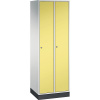 INTRO oceľová šatníková skriňa ,šírka 620 mm, 2 boxy C+P