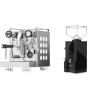 Rocket Espresso Appartamento, white + Eureka Mignon Turbo, BL black