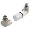 Aqualine Príslušenstvo - Pripojovacia súprava ECO termostatická, pravá, nikel/biela CP9912RS