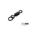 Delphin Kaprársky obratlík s krúžkom THE END Ring Swivel veľ.4 28 kg 10 ks