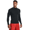 Under Armour Kompresné tričko HG Armour Comp Mock LS Black MM