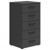 Carryhome KOMODA, grafitová, 45/83/40 cm - Predsieňové programy - 002427022214