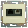 Legrand Slovensko, s.r.o. Valena - 774180 - Dátová zásuvka RJ11/RJ45 - Béžová