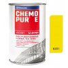 Chemolak Chemopur E U2081 6201 žltá stredná - Vrchná polyuretánová farba na kov, betón, drevo 0,8l
