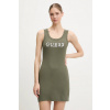 Šaty Guess SUNFLOWER zelená farba, mini, priliehavé, V5GK06 K8RT2 V5GK06.K8RT2 XS