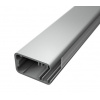 Hliníkový profil pre LED pásy LINE, 27x16,4mm - Strieborná Typ krytky: Mliečna krytka zasúvacia