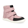 Barefoot dětské zimní boty Baby Bare - Febo Winter Candy Asfaltico růžové