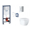 Grohe Rapid SL Set predstenovej inštalácie, klozetu, dosky SoftClose, tlačidla Skate Cosmopolitan a súpravy na vhadzovanie tabliet, chróm SANI11BB2137-GR