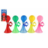 Klaksón trúbka na bicykel 14cm 5 farieb na karte 10,5x22cm