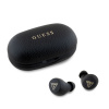 Bezdrôtové slúchadlá Guess PU Grained ENC TWS Black