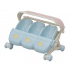 Sylvanian family Kočík pre trojičky