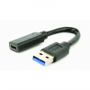 Kábel Gembird USB - USB typ C 0,1 m čierny (A-USB3-AMCF-01)