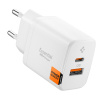 Spigen - Wall Charger Essential (EE202EU) - USB, Type-C, Fast Charging, Quantum Boost, 20W - White