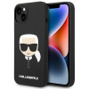 Karl Lagerfeld Silikónové puzdro Karl's Head MagSafe pre iPhone 14 Plus - čierne (Karl Lagerfeld Silikónové puzdro Karl's Head MagSafe pre iPhone 14 Plus - čierne)