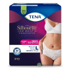 TENA Silhouette Plus Low Waist White L dámske naťahovacie inkontinenčné nohavičky 1x10 ks