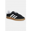 Detské semišové tenisky adidas Originals GAZELLE INDOOR JQ8701 čierna EUR 37 1/3