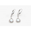 Visiace náušnice strieborné AGNAUV000134