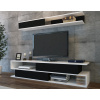 TV skrinka / Obývacia stena Sims - Black, White