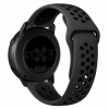 eses Silikónový perforovaný remienok pre smart hodinky 22 mm Farba: čierna