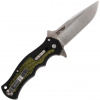 Vega Cold Steel 20MWC Crawford Model 1 vreckový nôž 8,9 cm, čierno-zelená, Zy-Ex