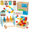 TOOKY TOY XXL Montessori Box Vzdelávacia 7v1 senzorická hračka 19-21 mesiacov