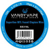 30GAx2 + 38GA - Vandy Vape Superfine MTL Fused Clapton drôt SS316 3m