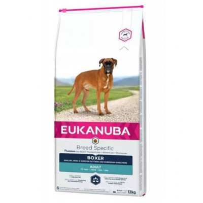Eukanuba Dog Dry Breed Specific All Boxer Chicken 12 kg granule pre psov