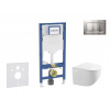 GEBERIT - Duofix Set předstěnové instalace, klozetu Gaia a sedátka softclose, tlačítko Sigma30, chrom mat/chrom SANI11CA1128B