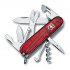 Victorinox 1.3703.T Climber, 91 mm, transparentný červený