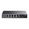 TP-Link switch TL-SG1005P-PD (5xGbE,4xPoE+,1xPoE-in,PoE++,90W, fanless) TL-SG1005P-PD