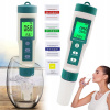Merač pH, teplota vody, kyselinomer, tester bazéna, akvárium 7v1
