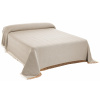 Prikrývka na posteľ - Najvyšší obchod s bavlnou 260 x 230 cm béžová, krémová (Bedspread pre posteľ 230x260 béžový krém na gauč)