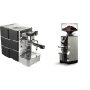 Stone Espresso Mine Black + Eureka Mignon Libra, CR chrome