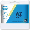 Reťaz KMC K1 Wide stríbrná/cerná 1/2 x 1/8