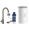 GROHE Red Mono stojánkový ventil M pre vriacu vodu, Brushed Hard Graphit, 30085AL1 GRO 30085AL1