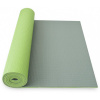 YATE Yoga Mat dvouvrstvá zelená/šedá